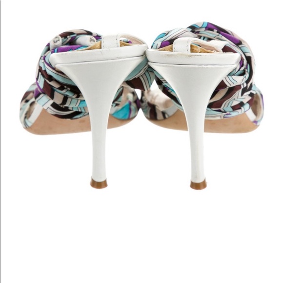 Emilio Pucci rare wrap around sandals 39.5 - Picture 4 of 5